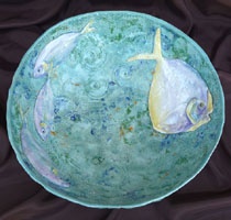 Moonfish Ceramic Bowl