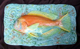 Parrotfish Fish Print Plaque